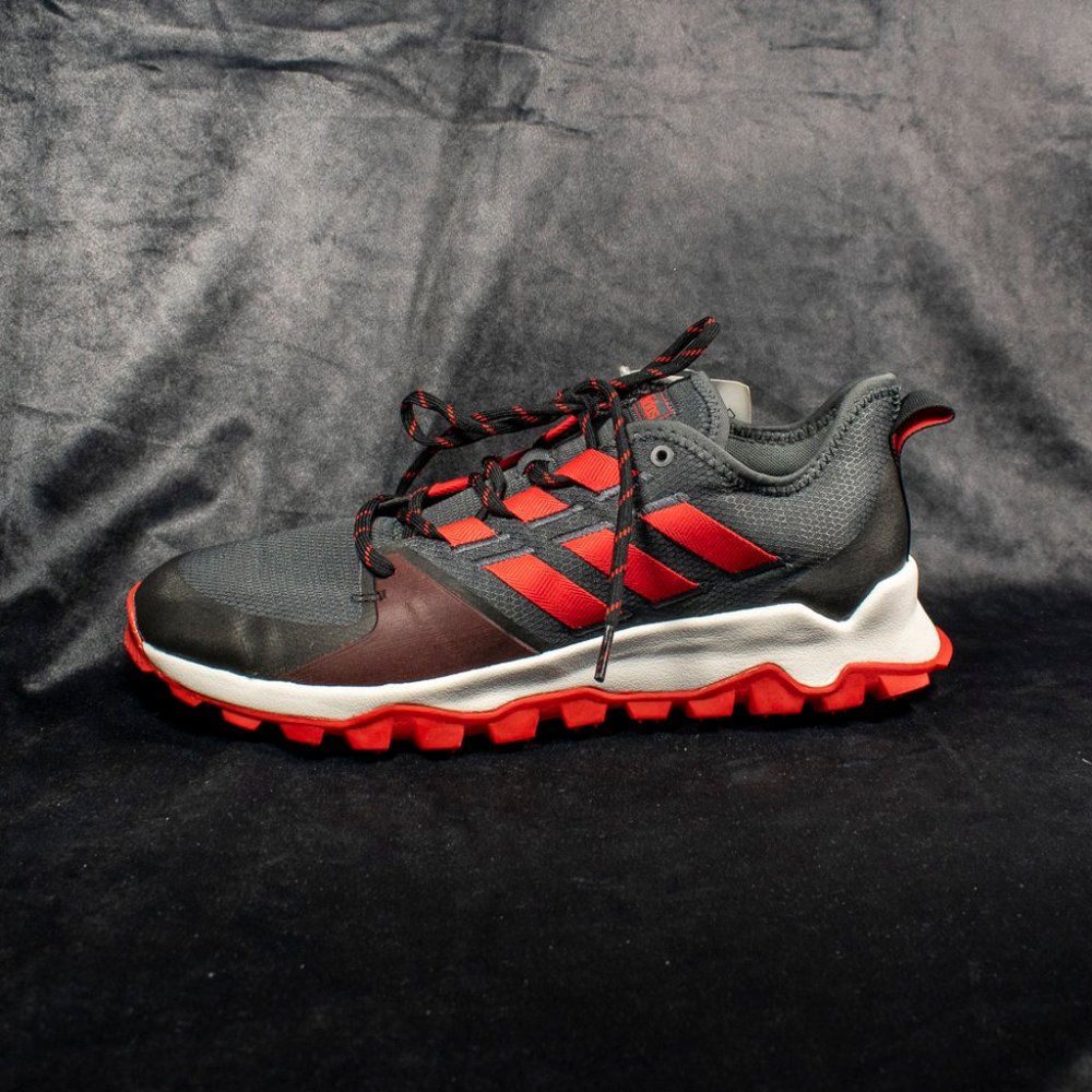 Adidas Kanadia Trail Red Black Mens size 11.5